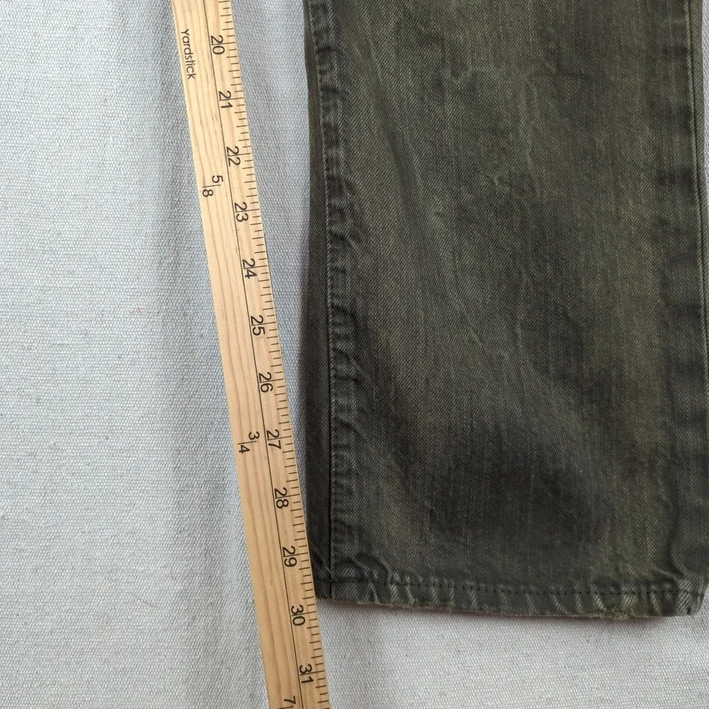 Polo Ralph Lauren Jeans Mens 34x30 Green Varick Slim Straight Preppy Casual